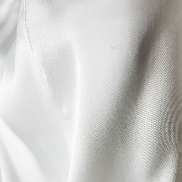 Princess Polly Daley White Satin Mini Skirt Size 12 - Picture 8 of 9